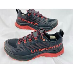 La Sportiva Black and Red Athletic Shoes